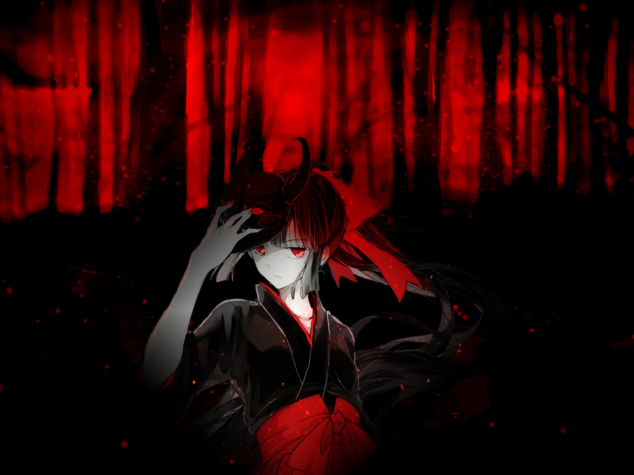 Anime Girl Bloody Hd Wallpapers