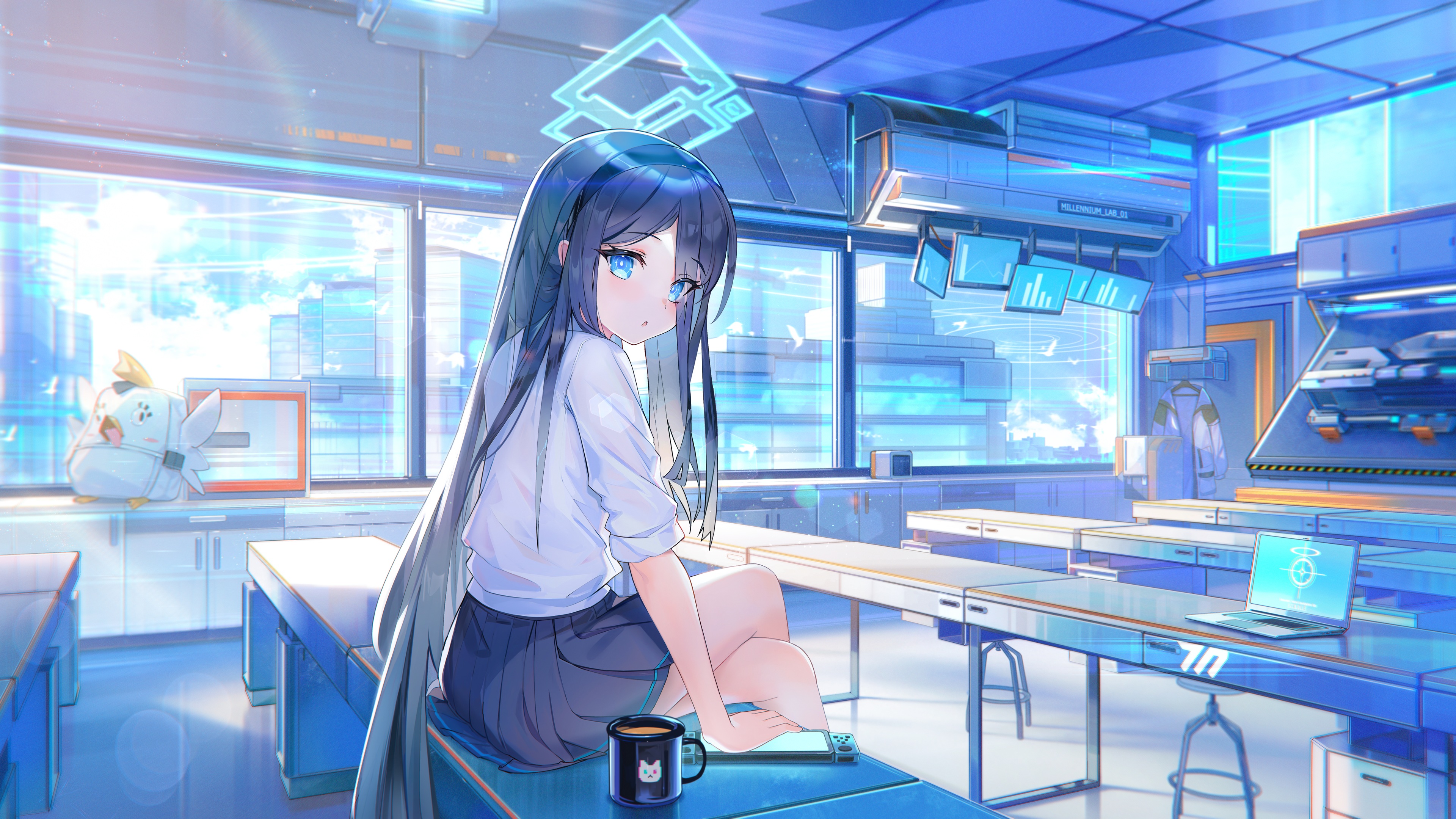 Anime Girl Coffee Wallpapers