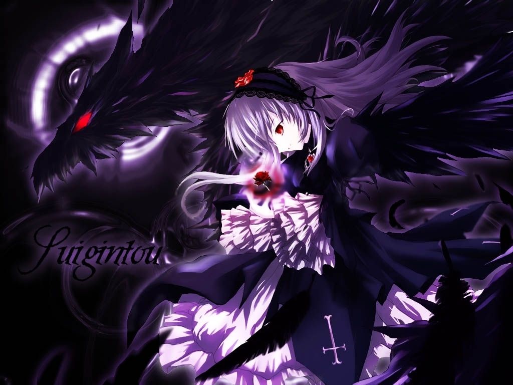 Anime Girl Dark Angel Wallpapers