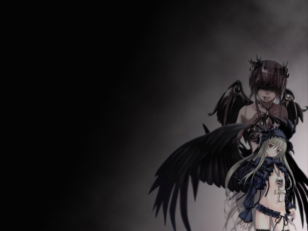 Anime Girl Dark Angel Wallpapers