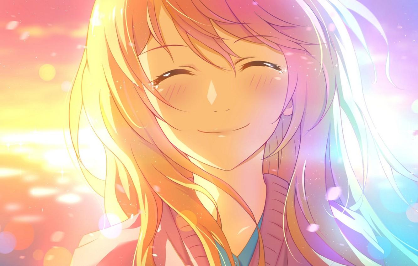 Anime Girl Fake Smile Wallpapers