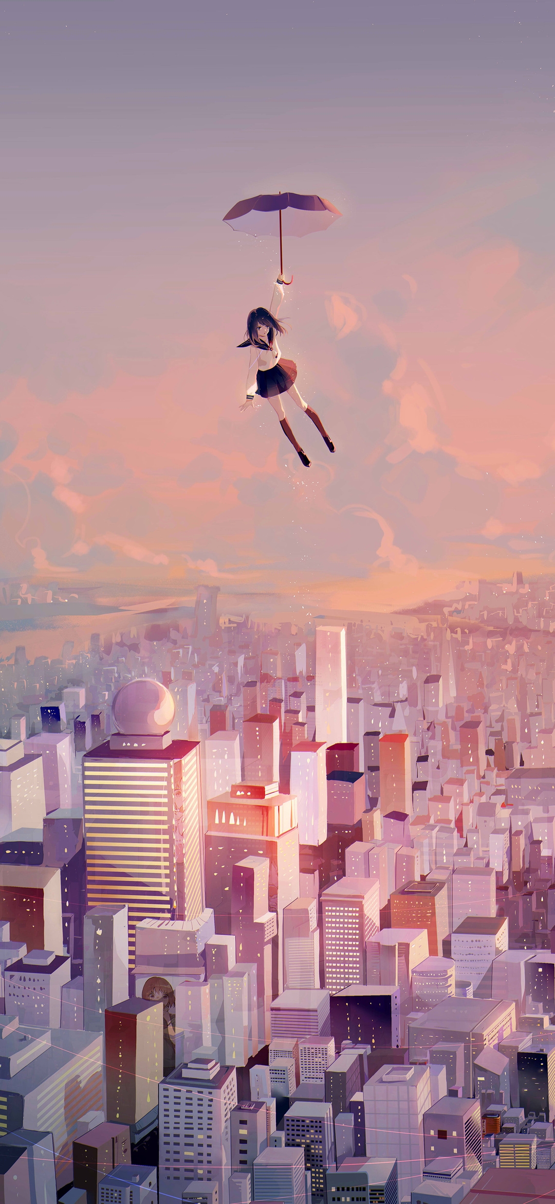 Anime Girl Flying Wallpapers