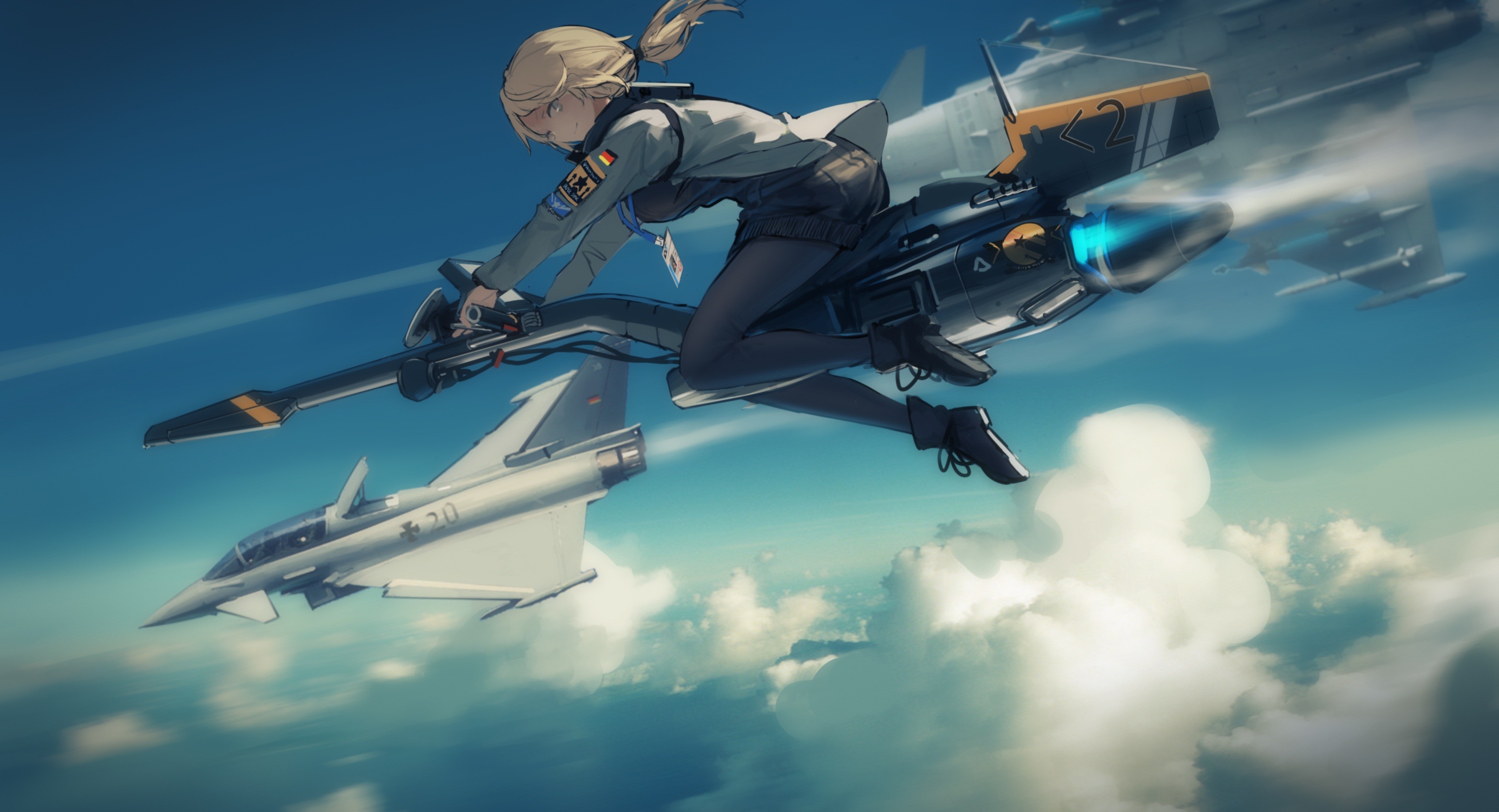 Anime Girl Flying Wallpapers