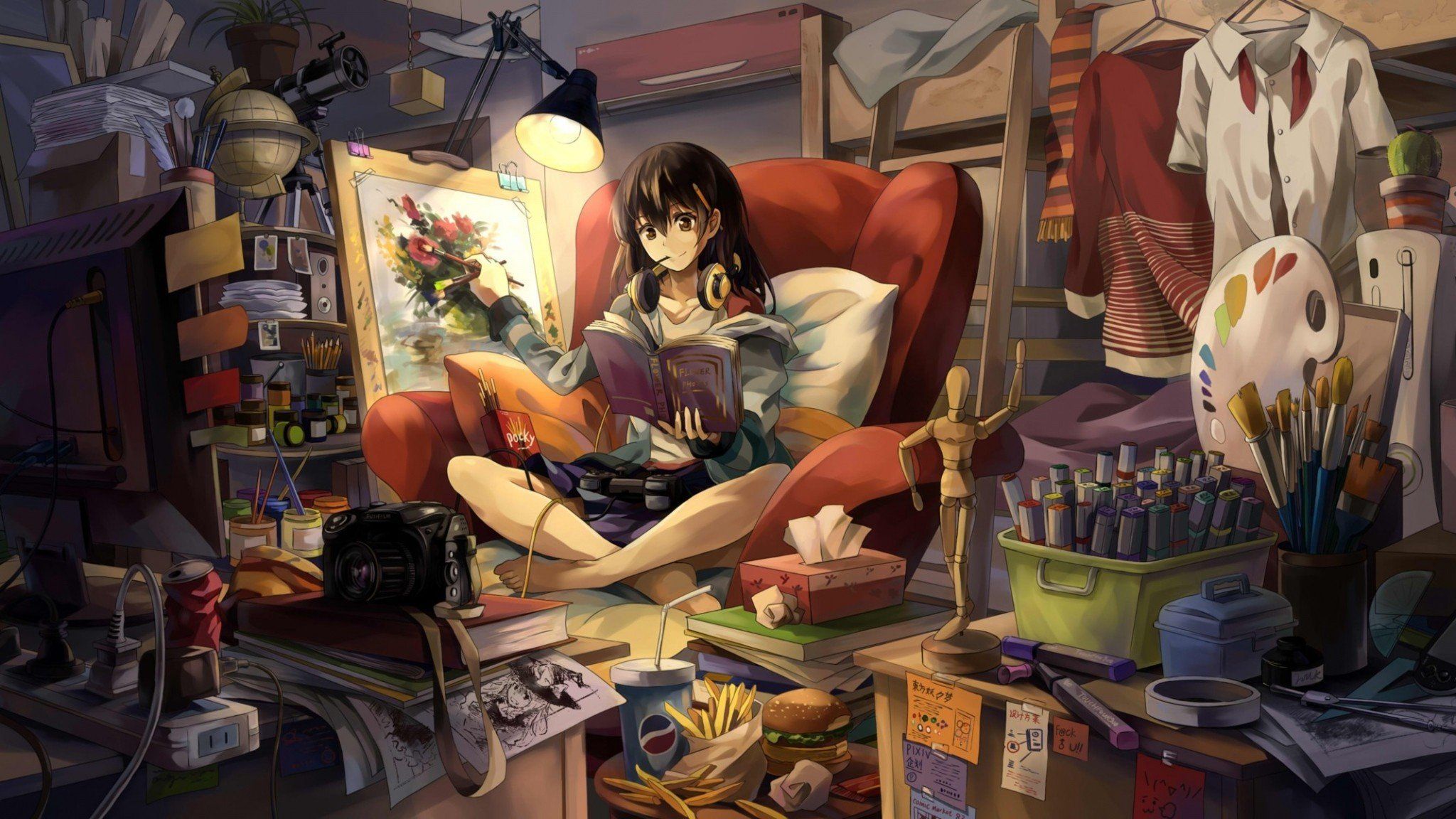 Anime Girl Gamer Wallpapers