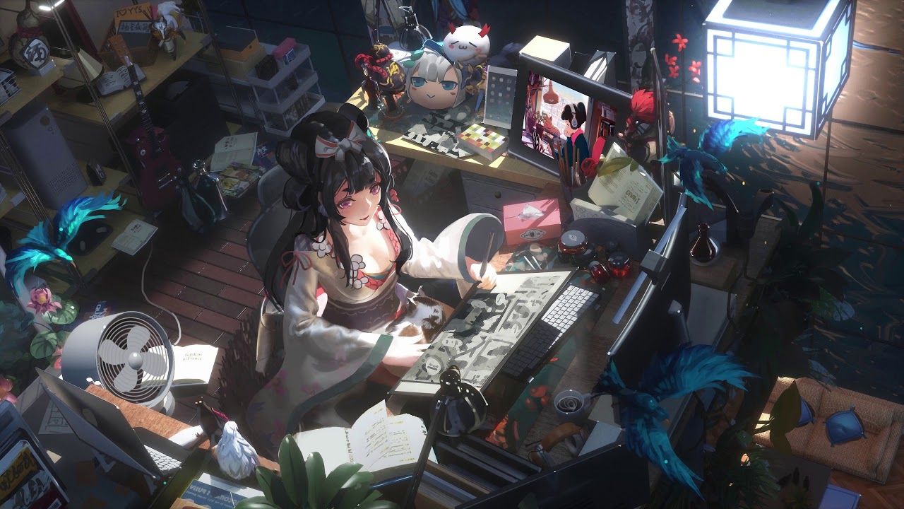 Anime Girl Gaming Wallpapers