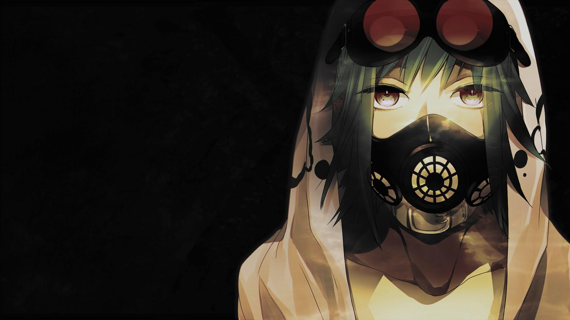 Anime Girl Gas Mask Wallpapers