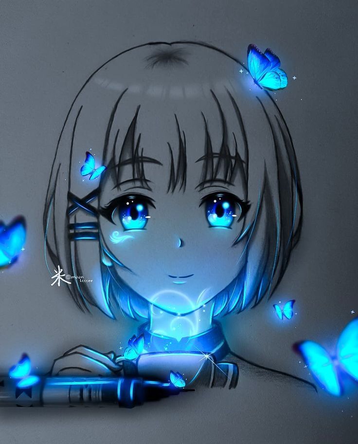 Anime Girl Glowing Wallpapers