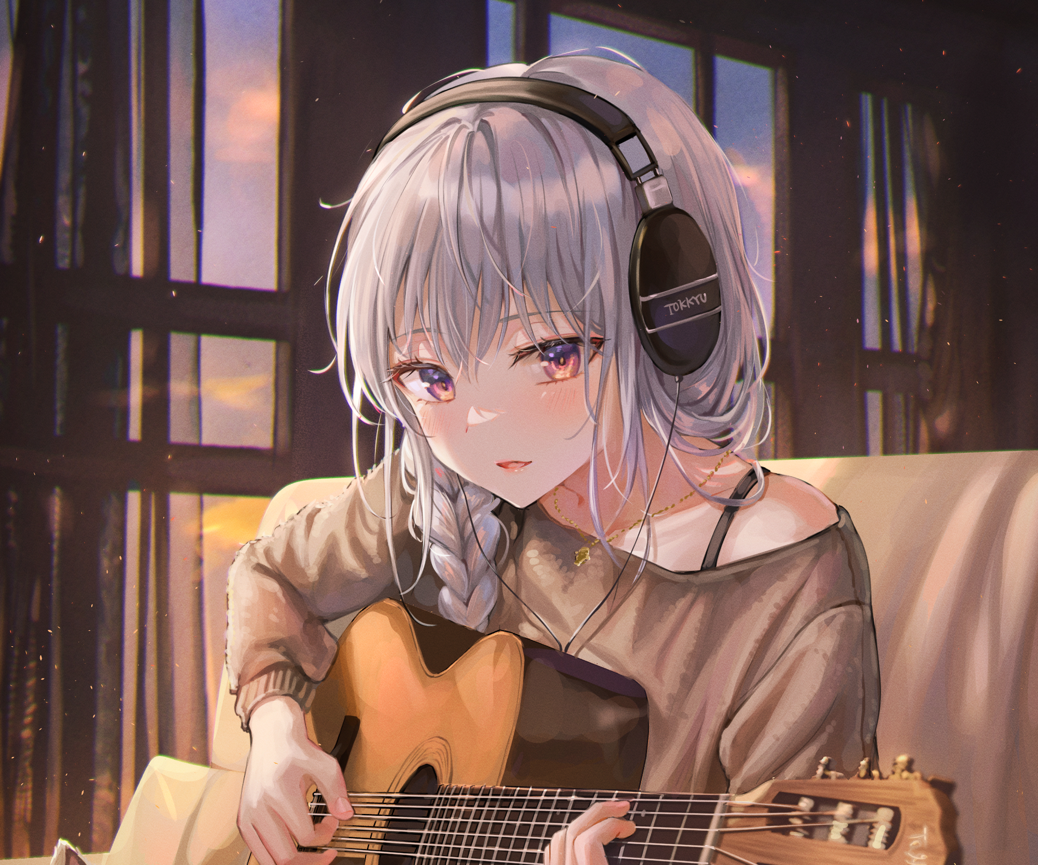 Anime Girl Guitar Wallpapers