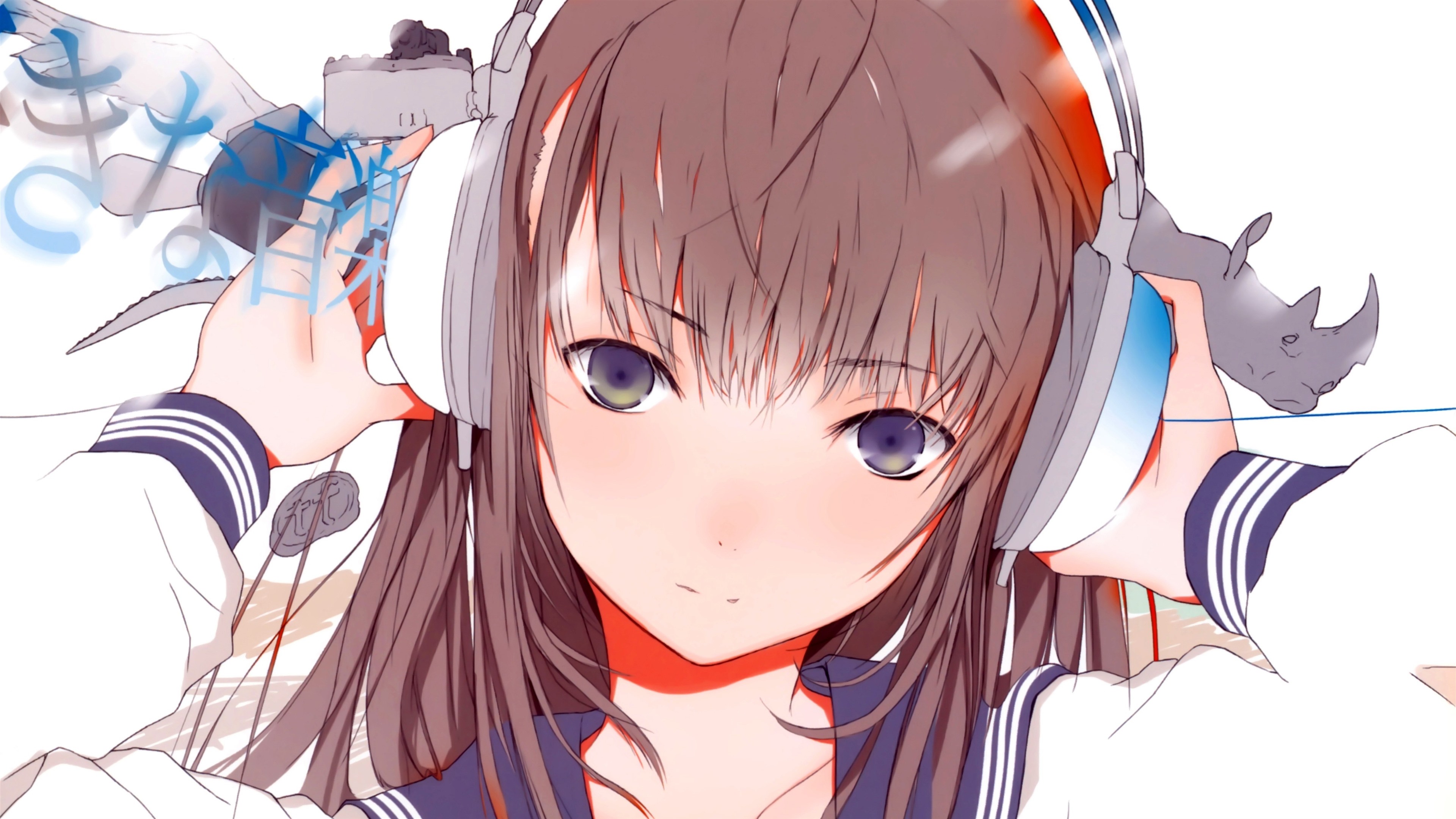 Anime Girl Headphone Wallpapers