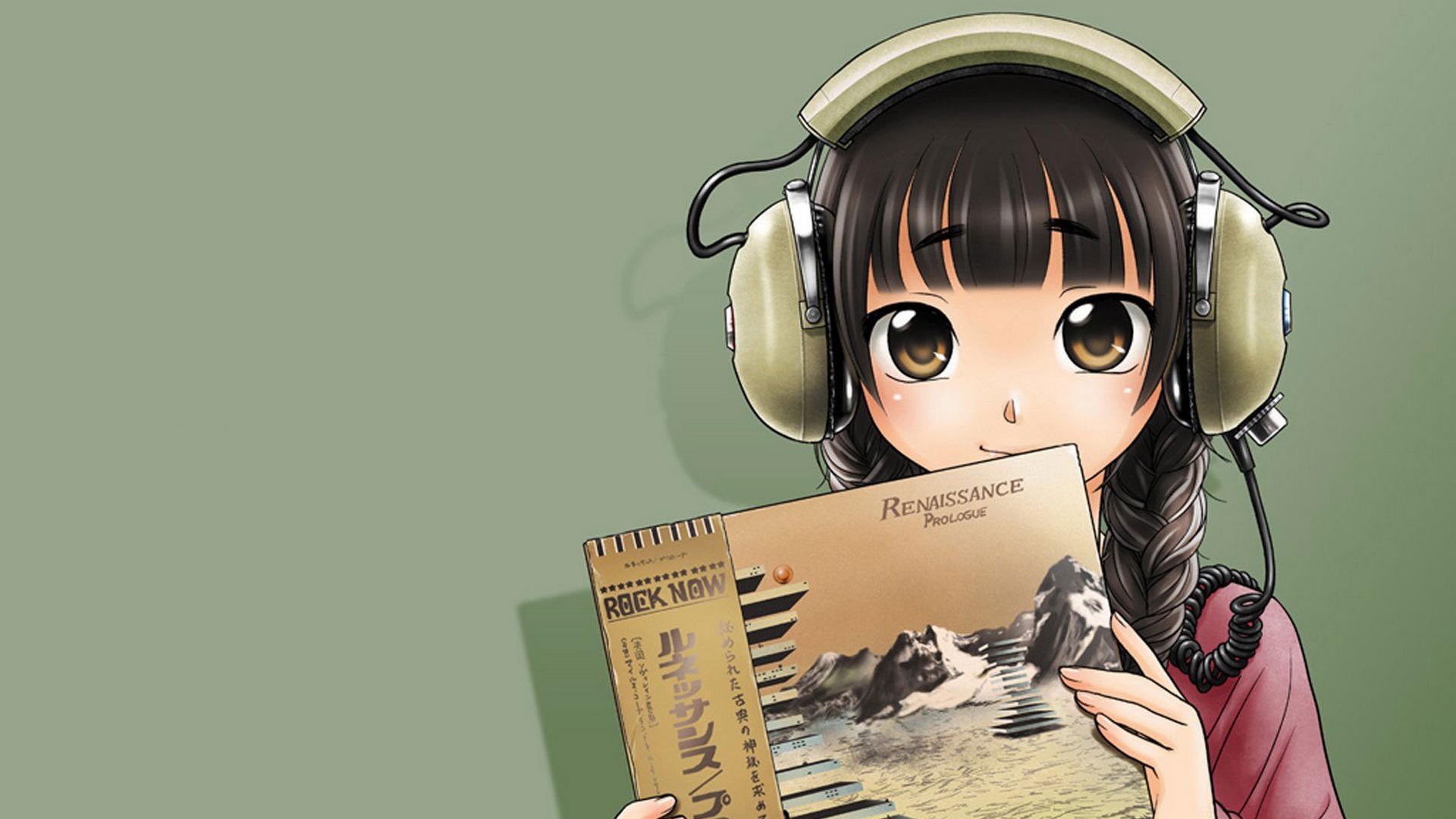 Anime Girl Headphones Wallpapers