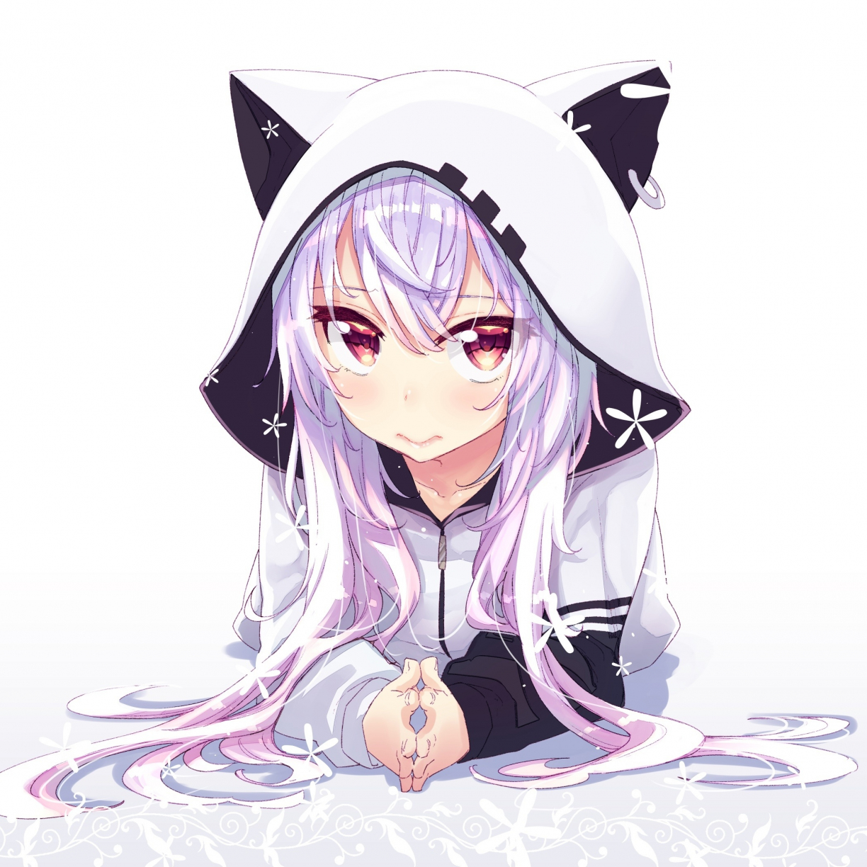 Anime Girl Hoodie Wallpapers