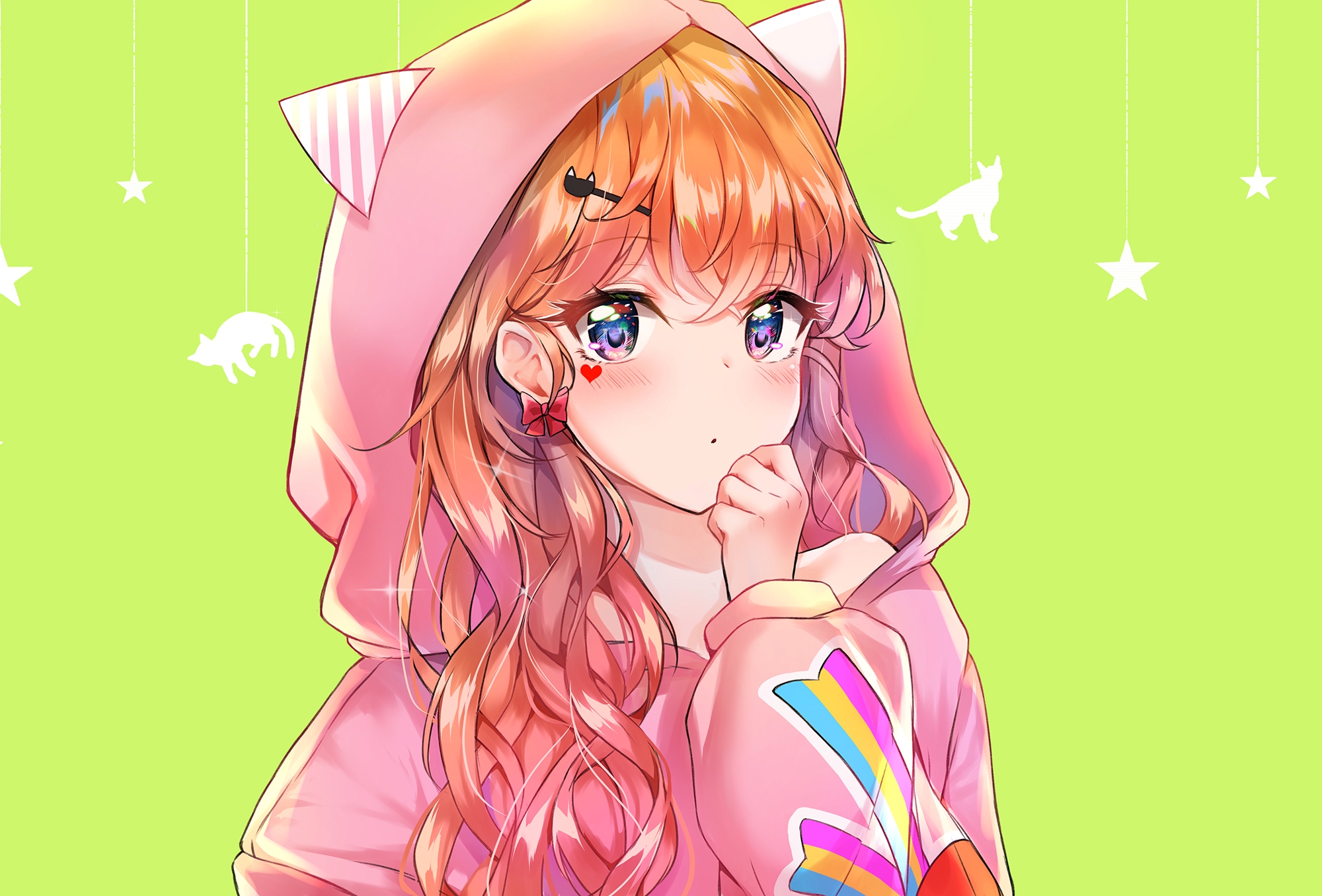 Anime Girl Hoodie Wallpapers