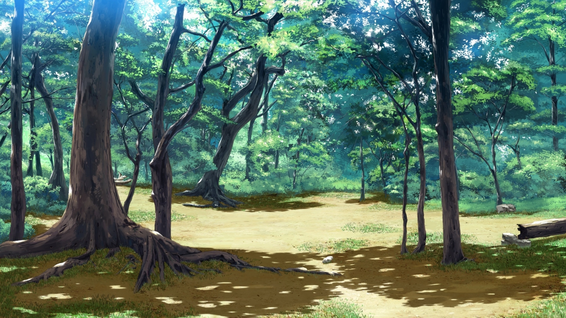 Anime Girl In Forest Wallpapers