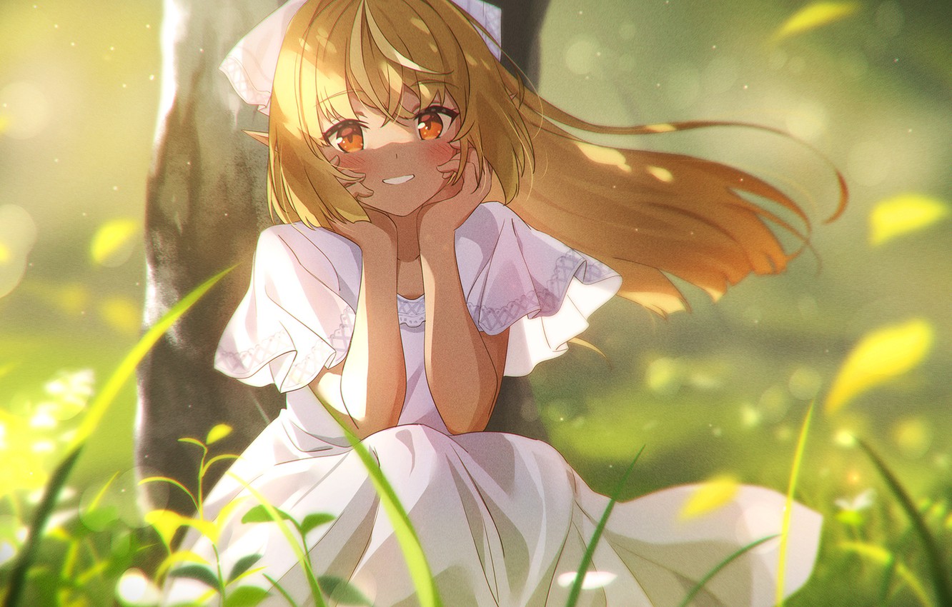 Anime Girl In Sunny Weather Wallpapers