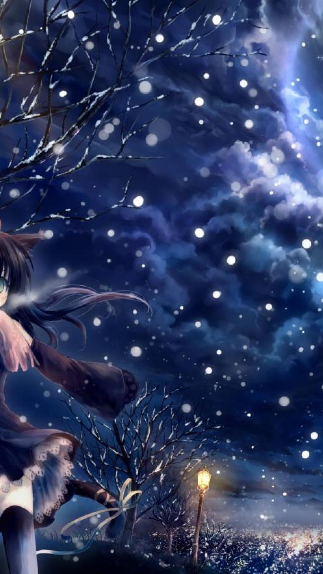 Anime Girl In Winter Wallpapers