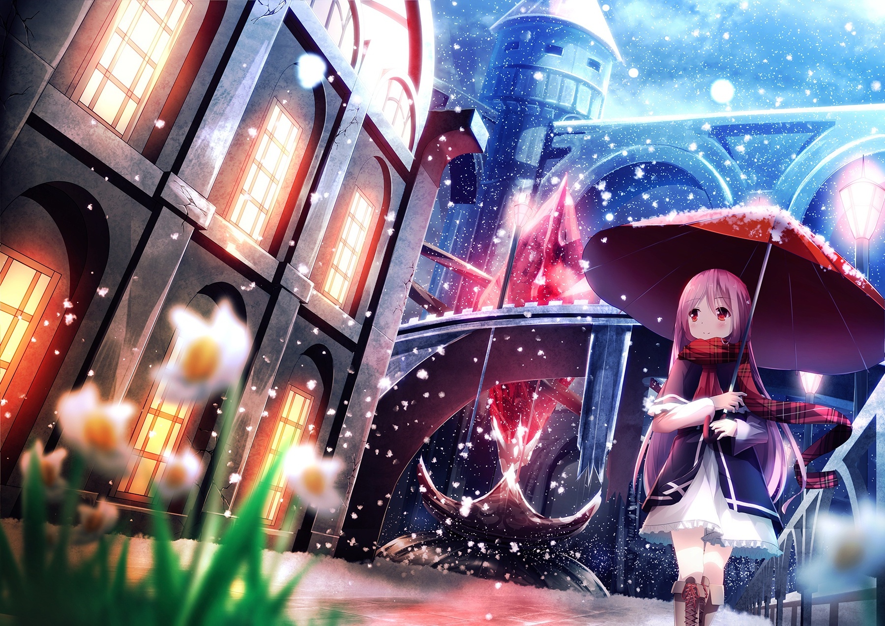 Anime Girl In Winter Wallpapers