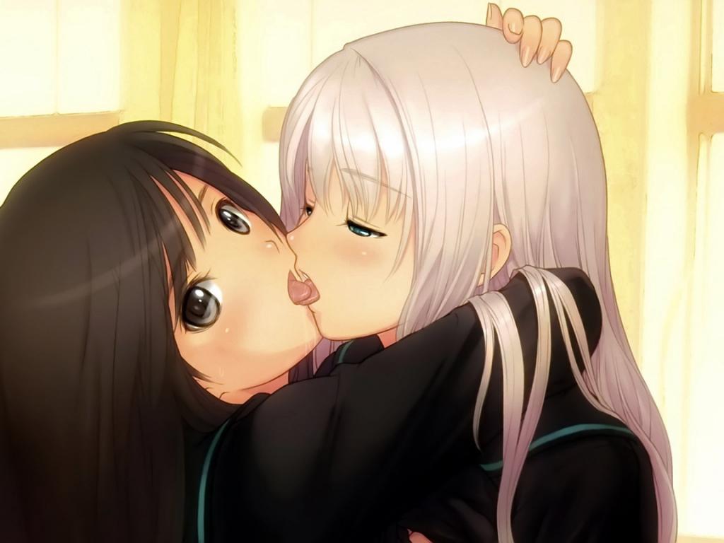 Anime Girl Kiss Wallpapers