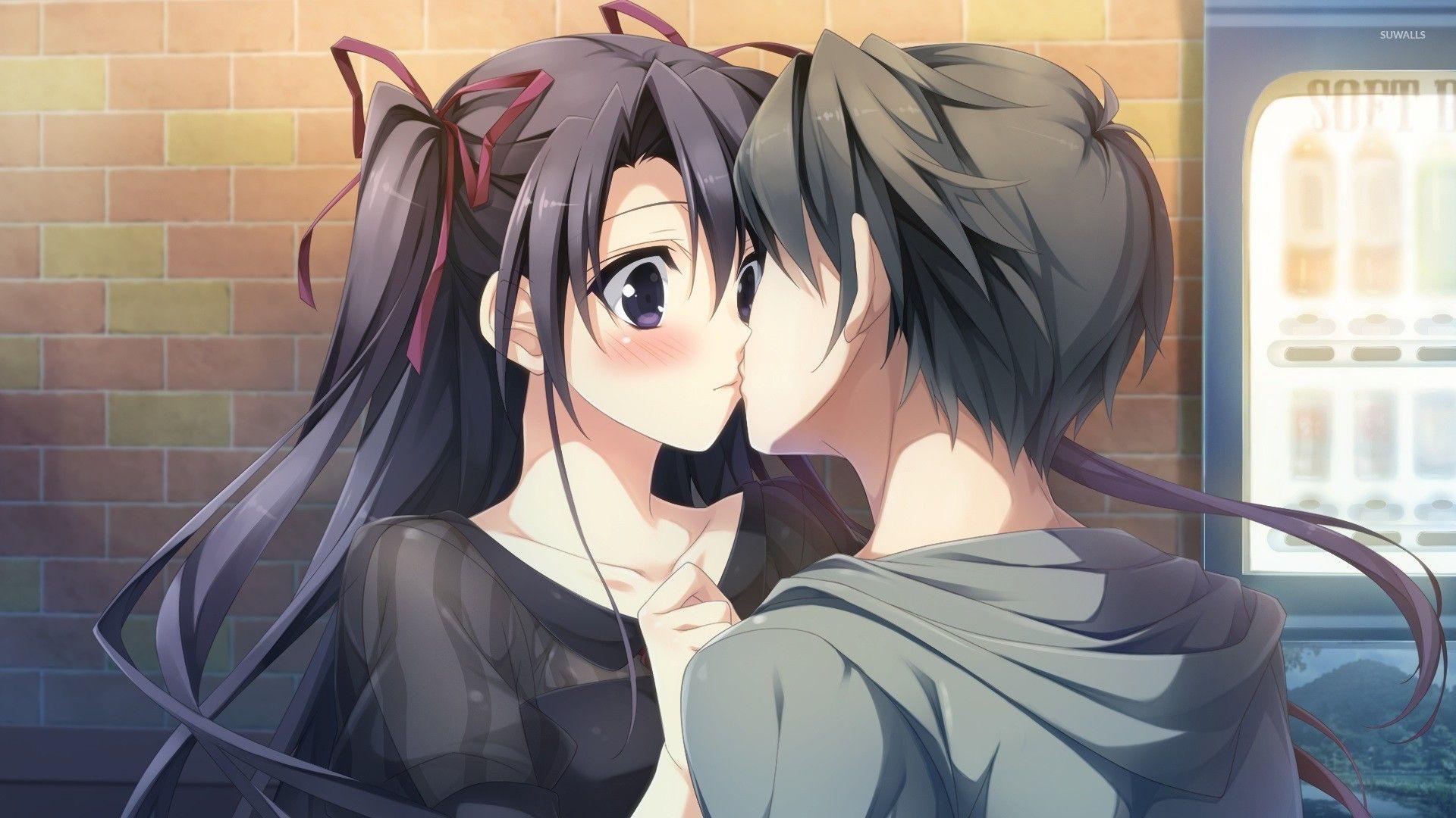 Anime Girl Kiss Wallpapers