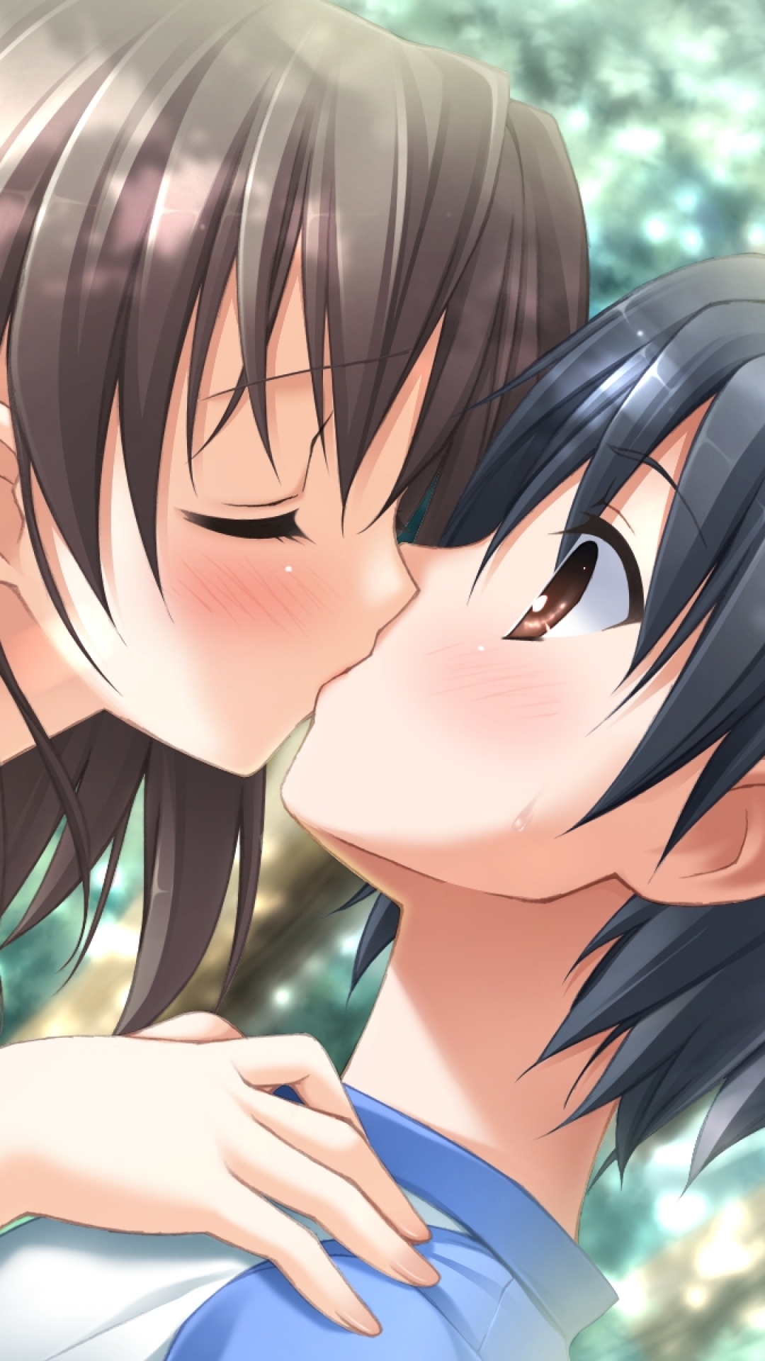 Anime Girl Kiss Wallpapers