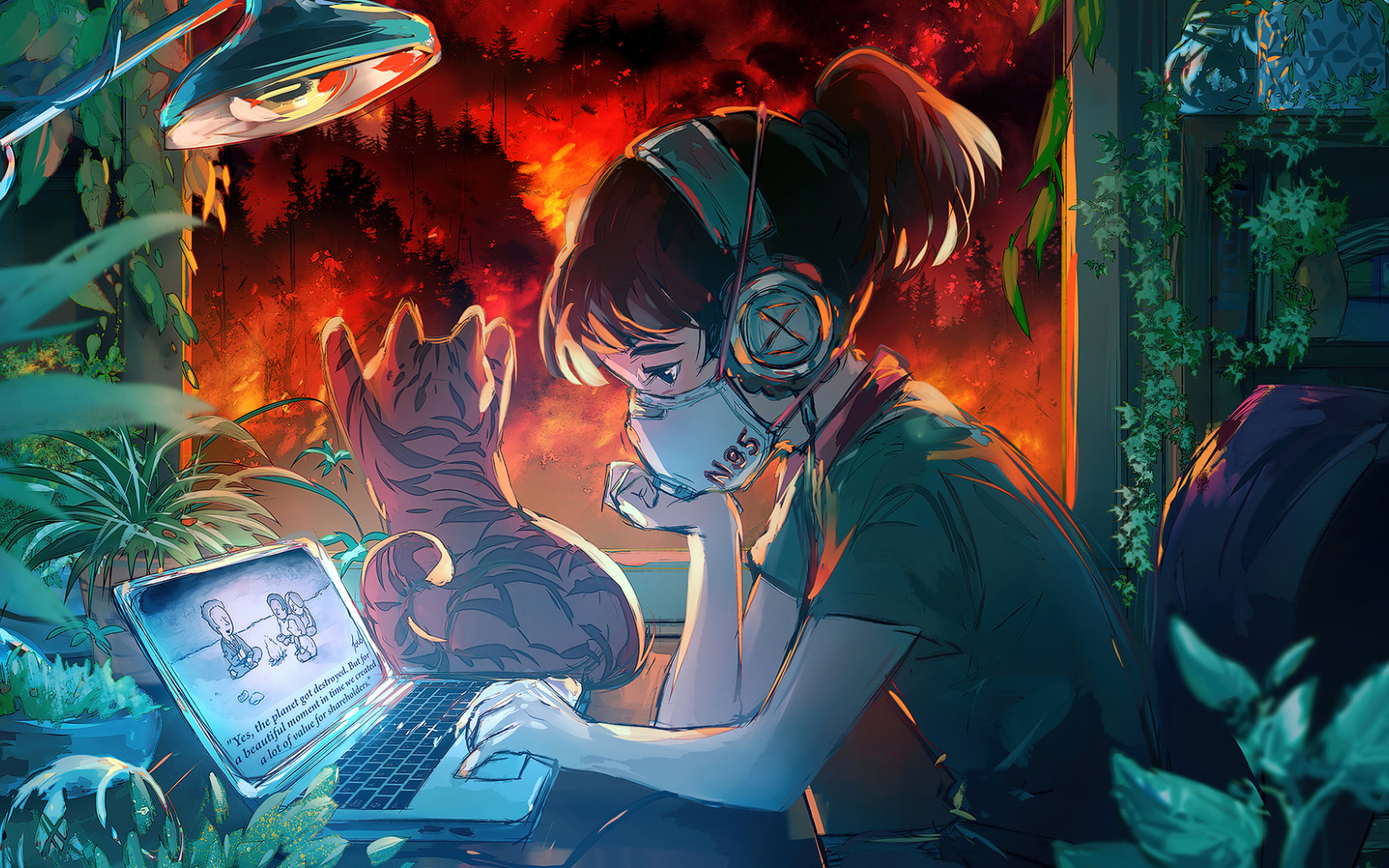 Anime Girl Laptop Wallpapers