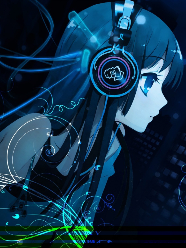 Anime Girl Listening Music Wallpapers