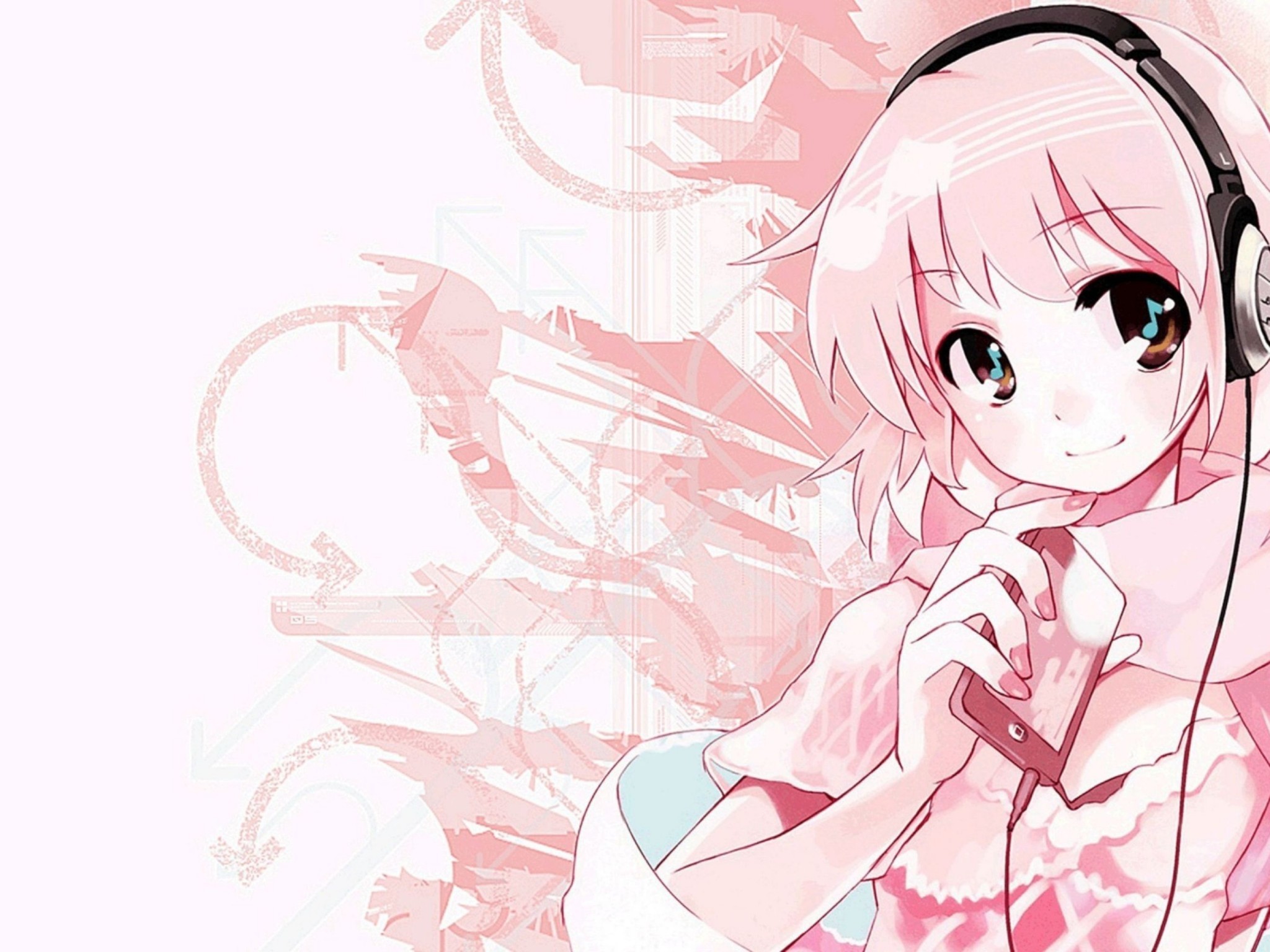Anime Girl Listening Music Wallpapers