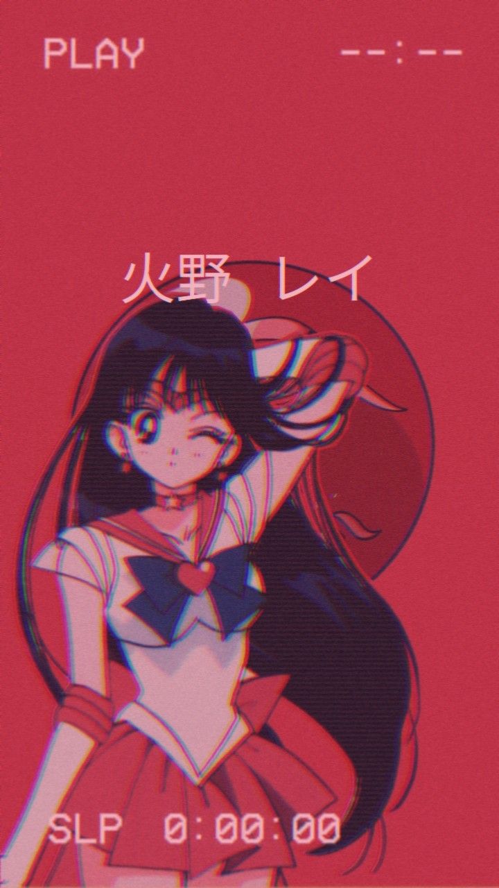 Anime Girl Red Aesthetic Wallpapers