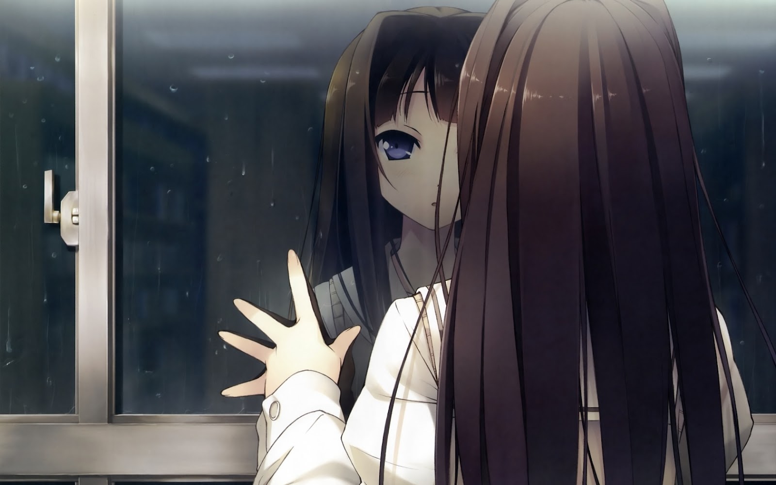 Anime Girl Sad Rain Wallpapers