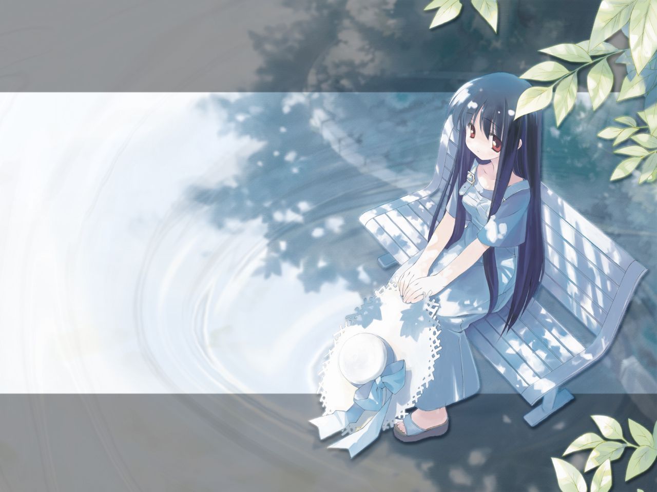 Anime Girl Sitting Alone Wallpapers