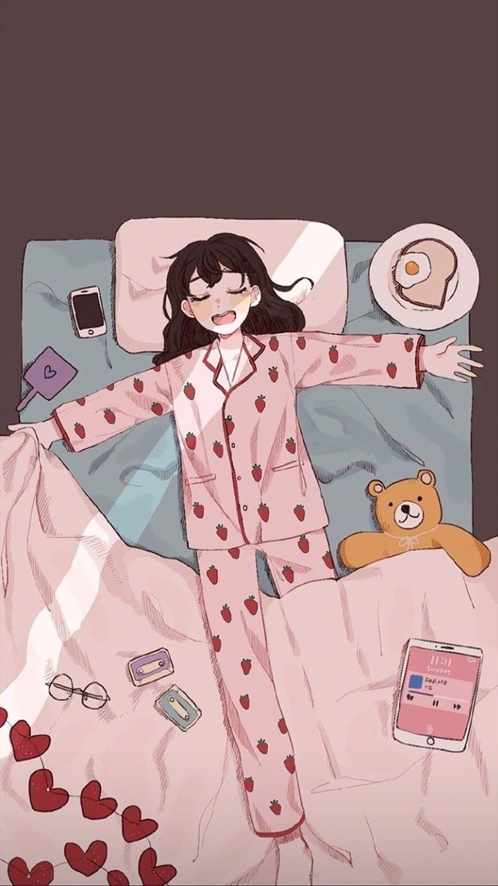 Anime Girl Sleeping Wallpapers