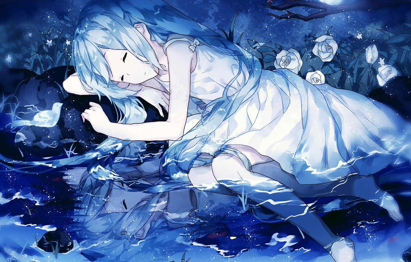 Anime Girl Sleeping Wallpapers