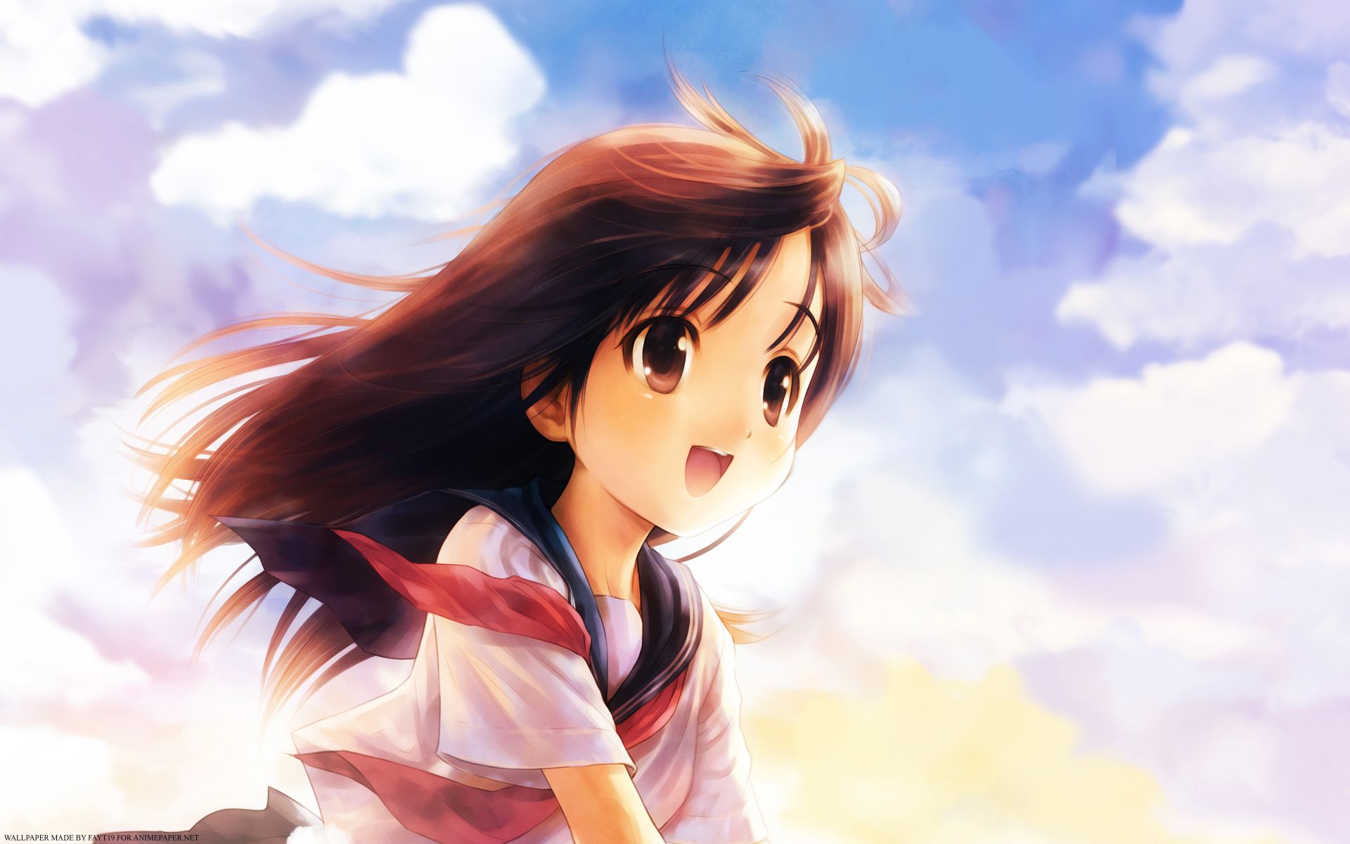 Anime Girl Smiling Wallpapers