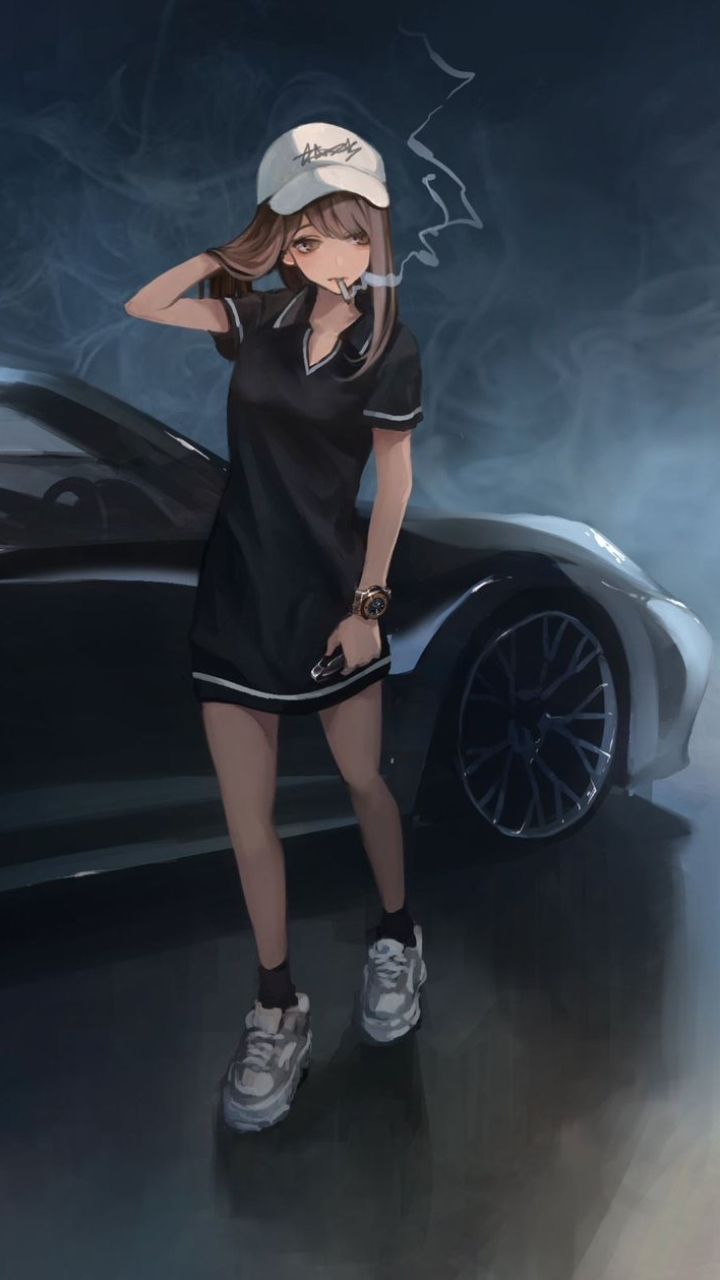 Anime Girl Smoking Wallpapers