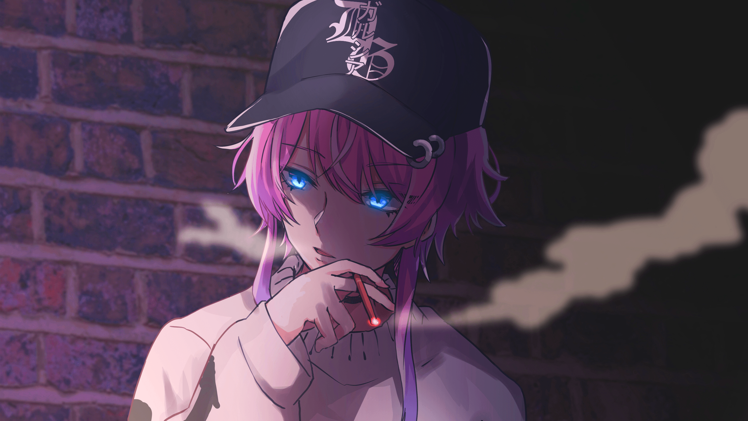 Anime Girl Smoking Wallpapers