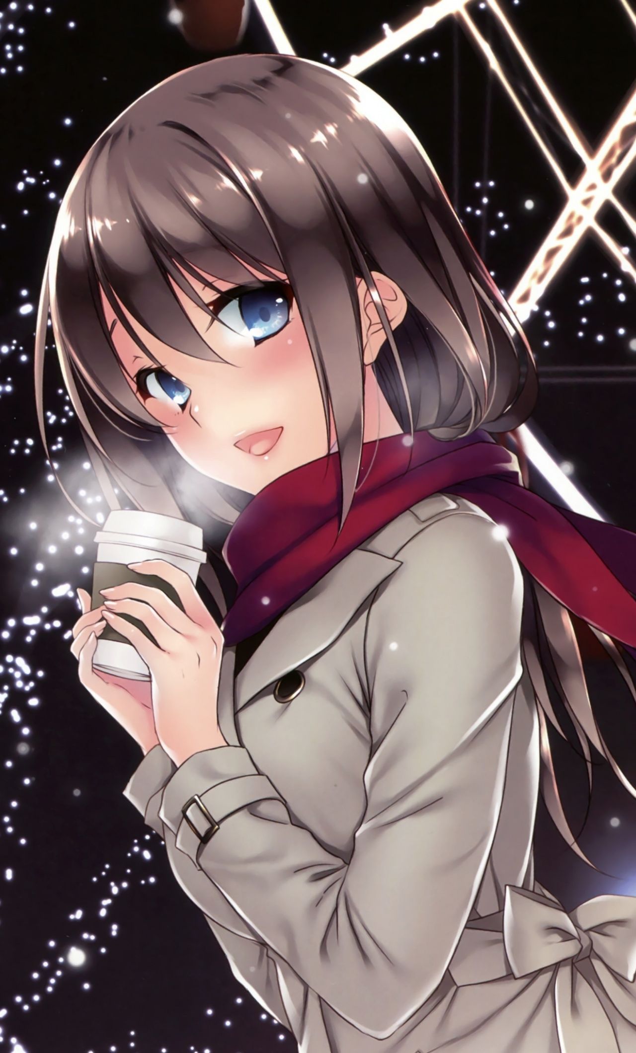 Anime Girl Starbucks Wallpapers