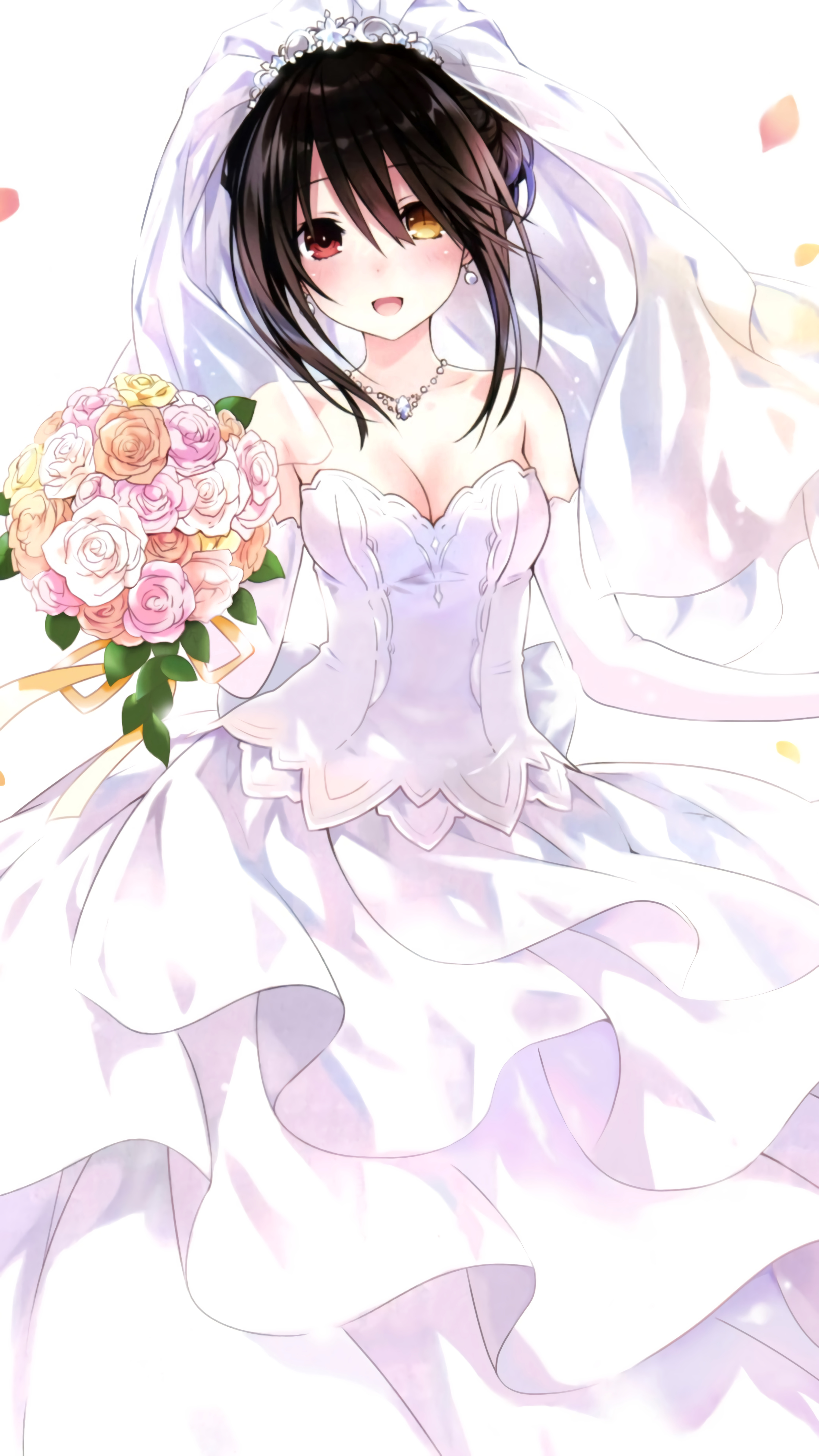 Anime Girl Wedding Dress Wallpapers