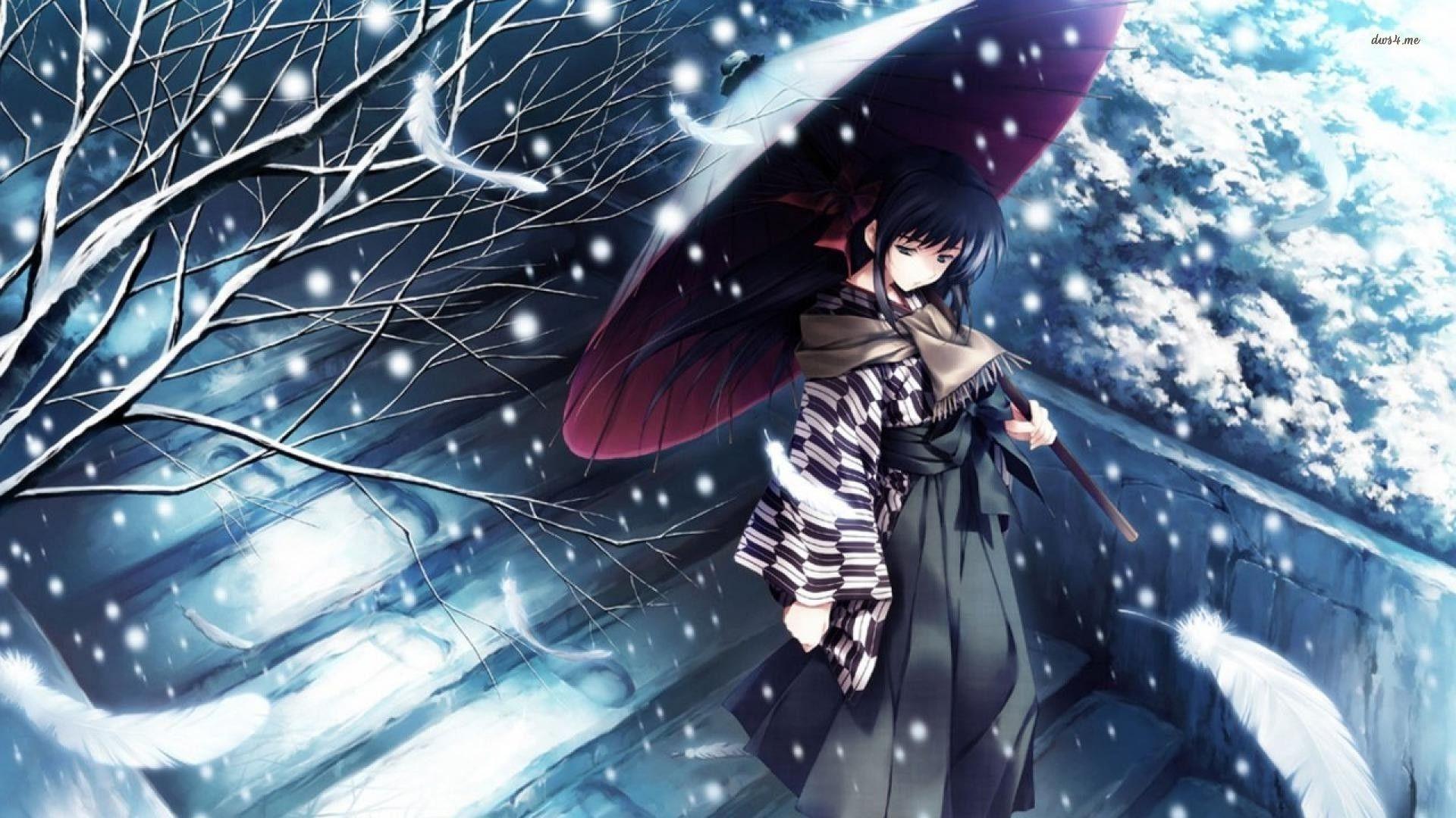 Anime Girl Winter Wallpapers