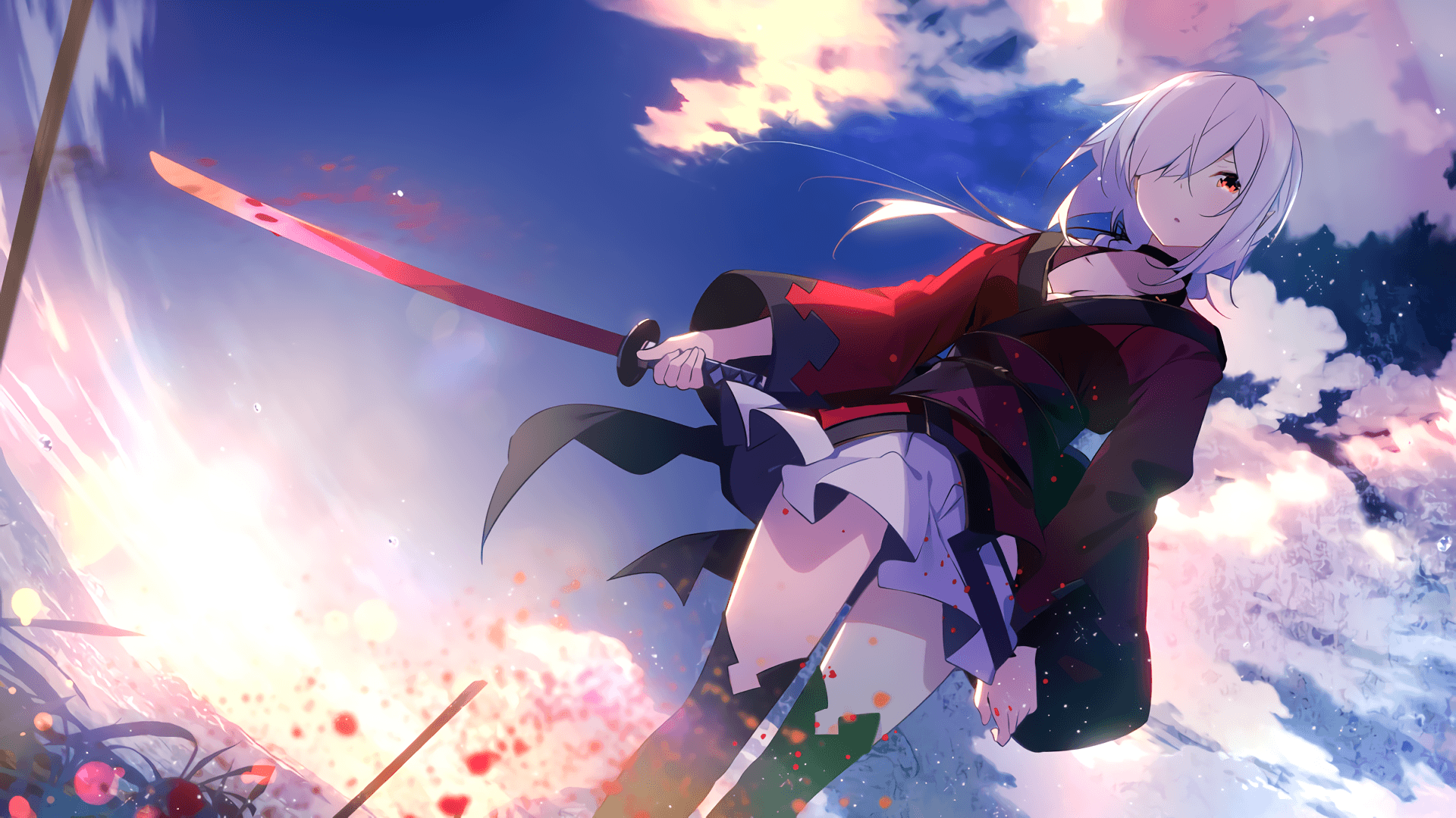 Anime Girl With Katana Wallpapers