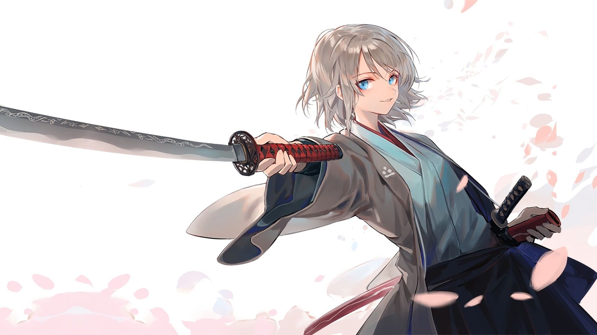 Anime Girl With Katana Wallpapers