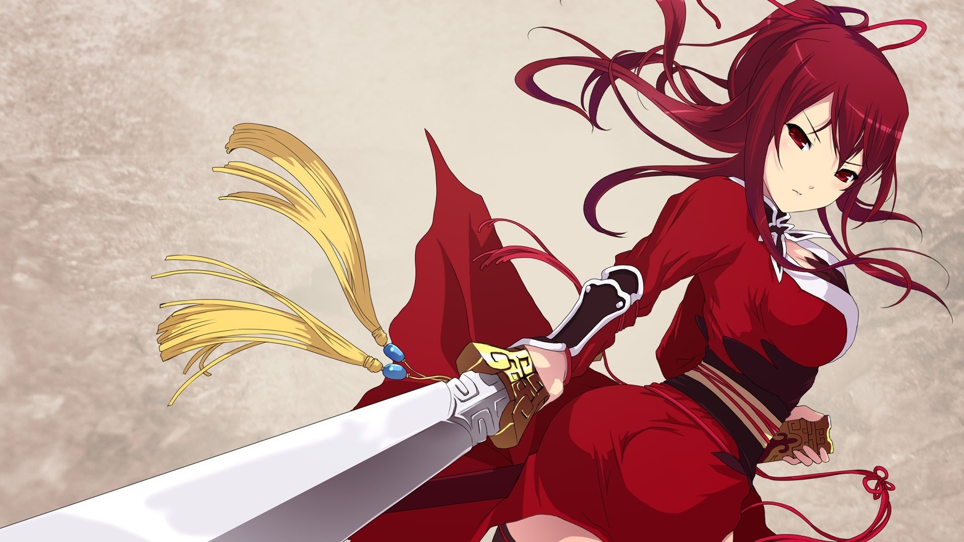 Anime Girl With Swords Wallpapers