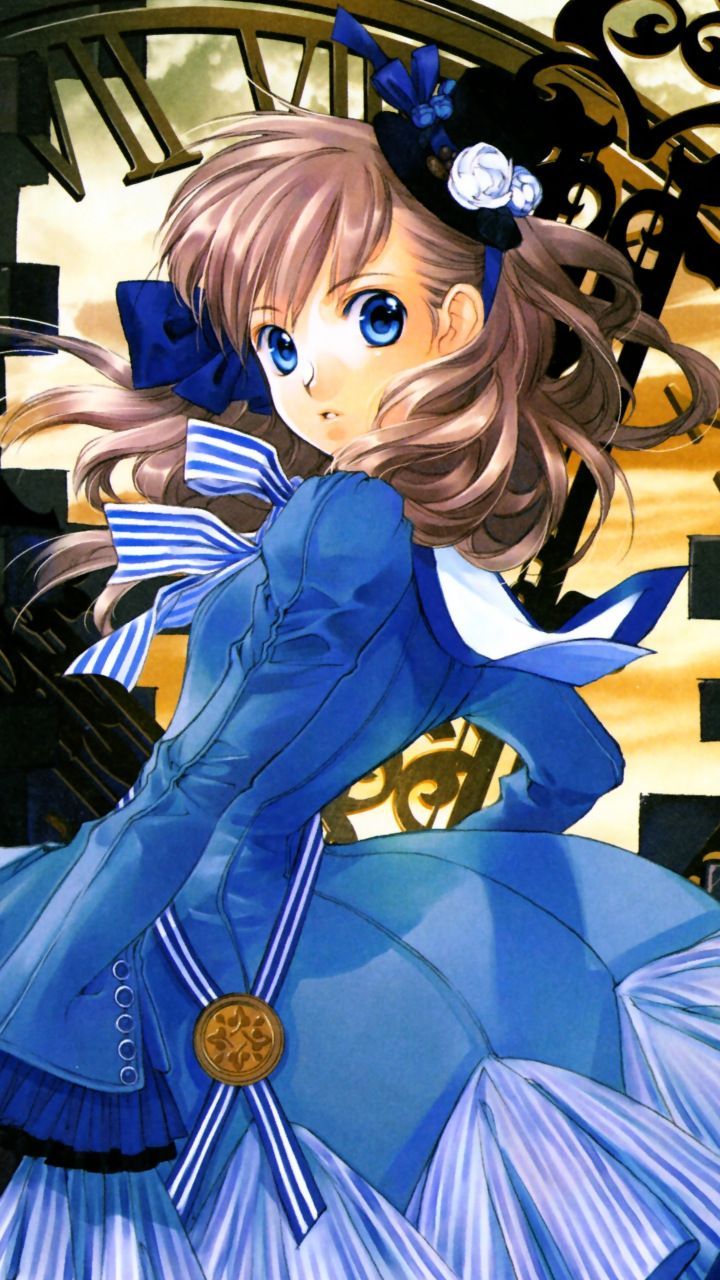 Anime Girls Blue Dress Wallpapers