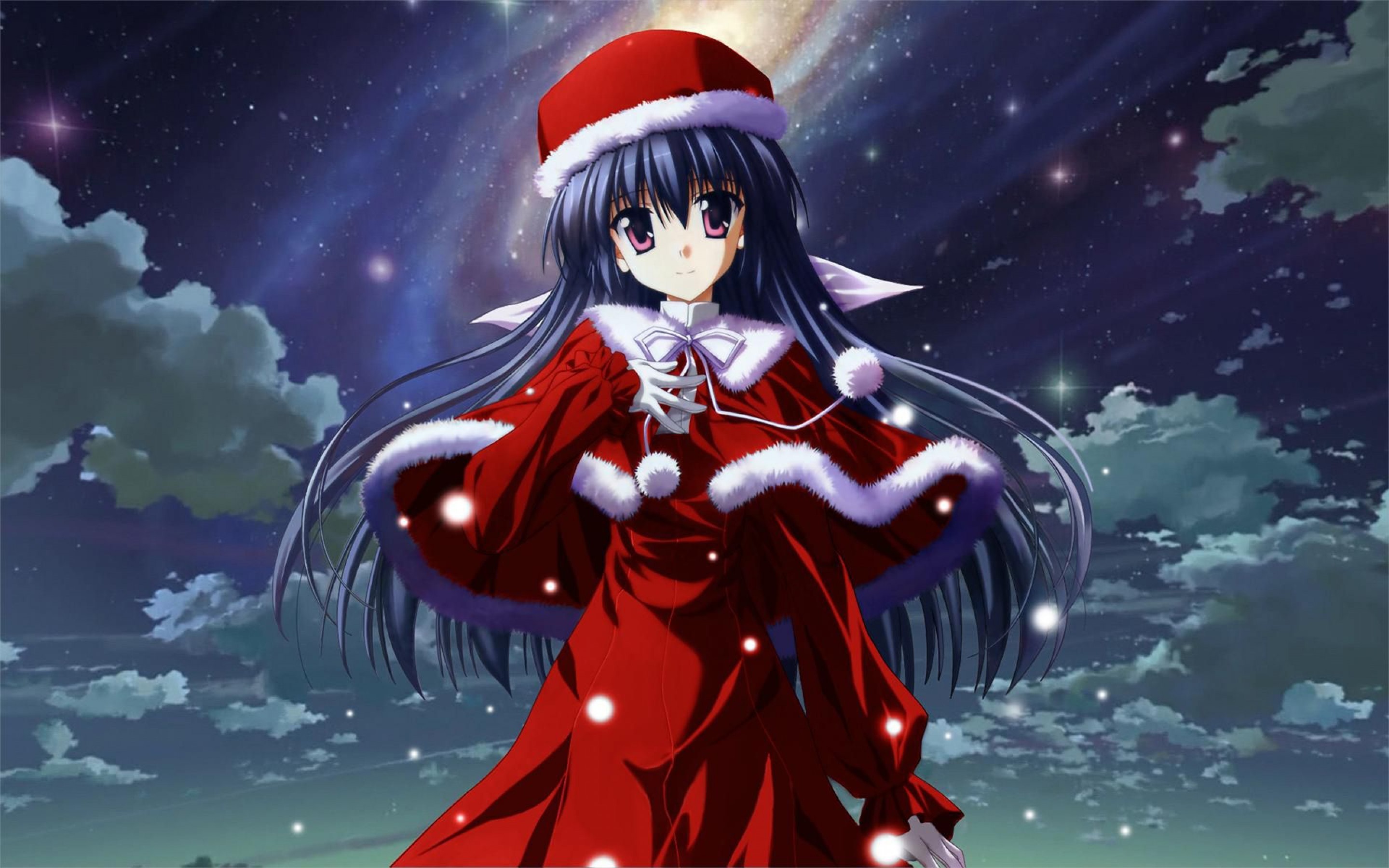 Anime Girls Christmas Wallpapers