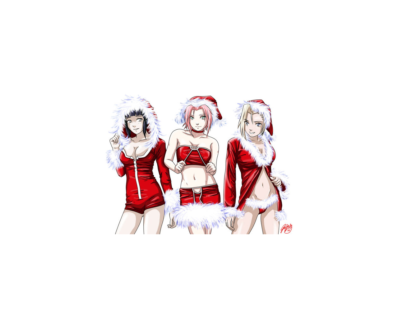 Anime Girls Christmas Wallpapers