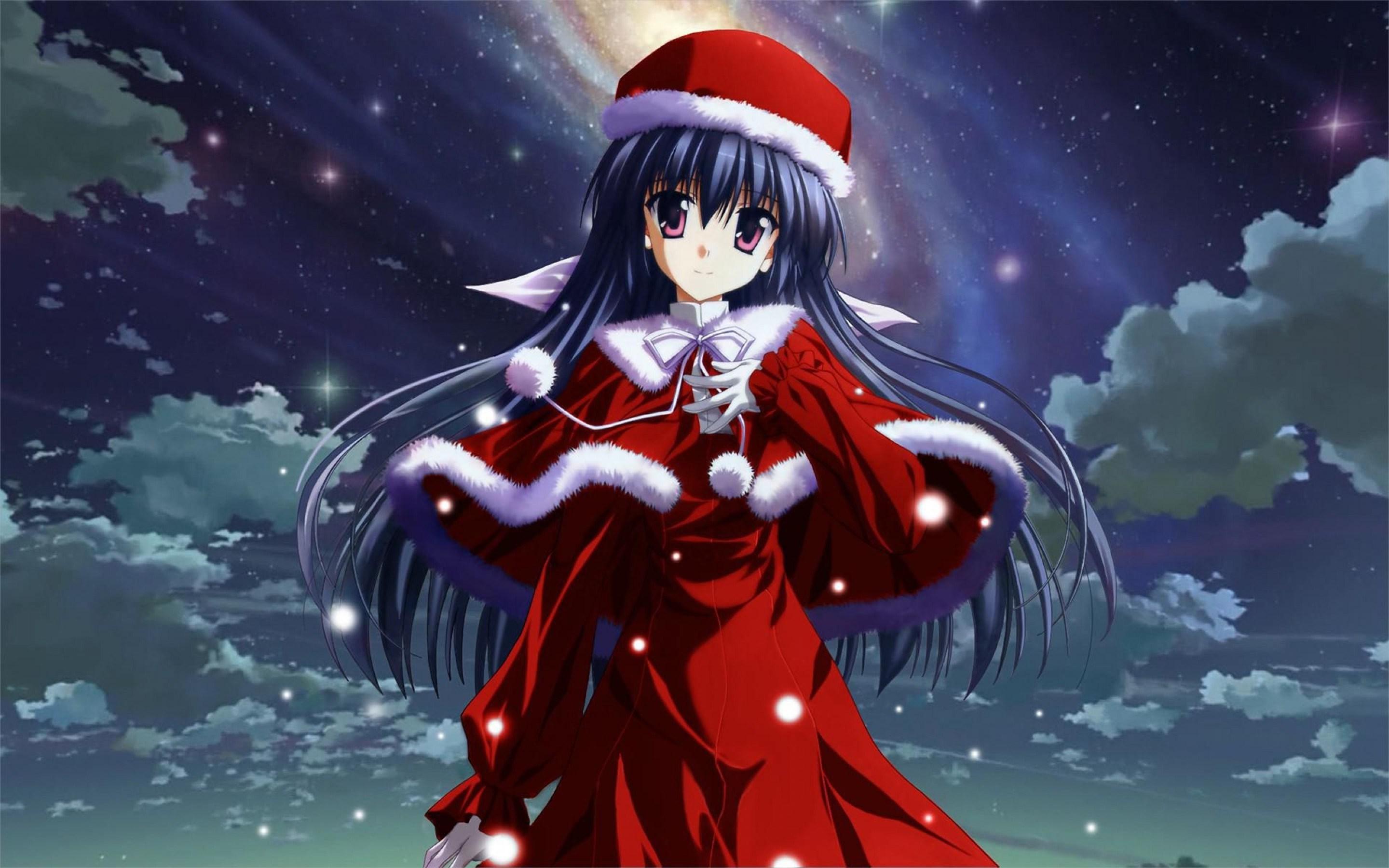 Anime Girls Christmas Wallpapers