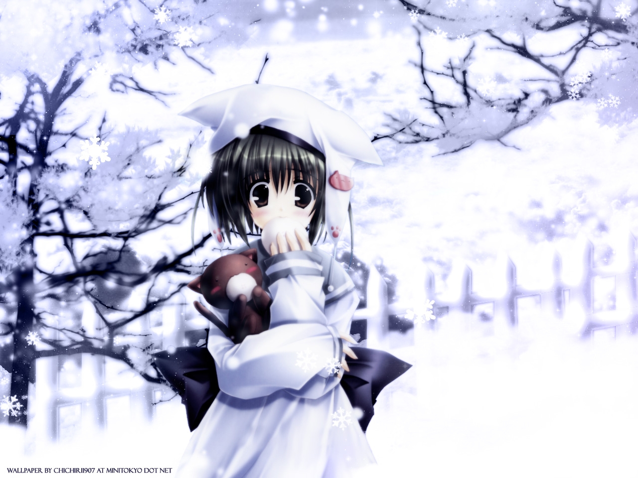 Anime Girls Winter Wallpapers