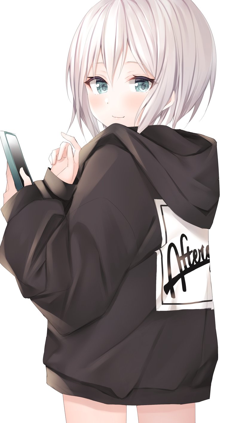 Anime Girls With Hoodies Wallpapers