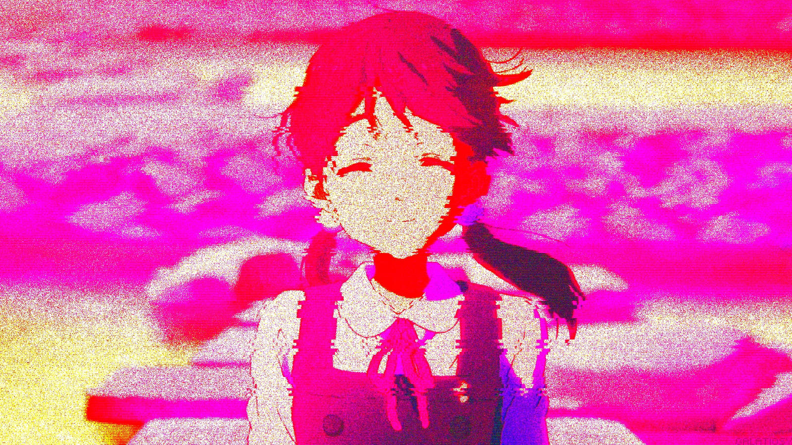 Anime Glitch Art Wallpapers