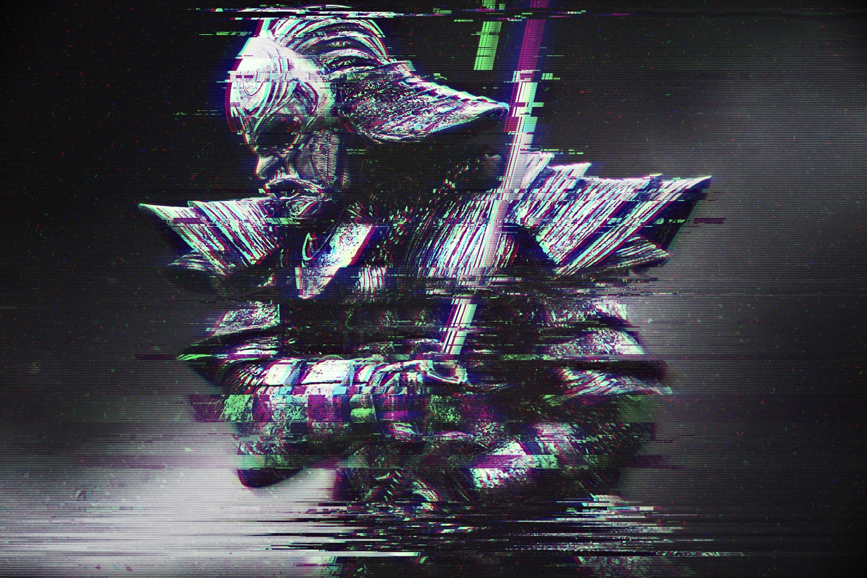 Anime Glitch Art Wallpapers