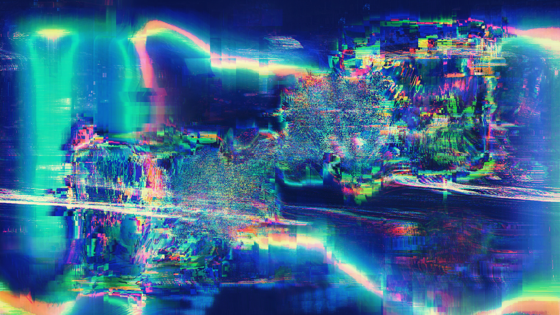 Anime Glitch Art Wallpapers