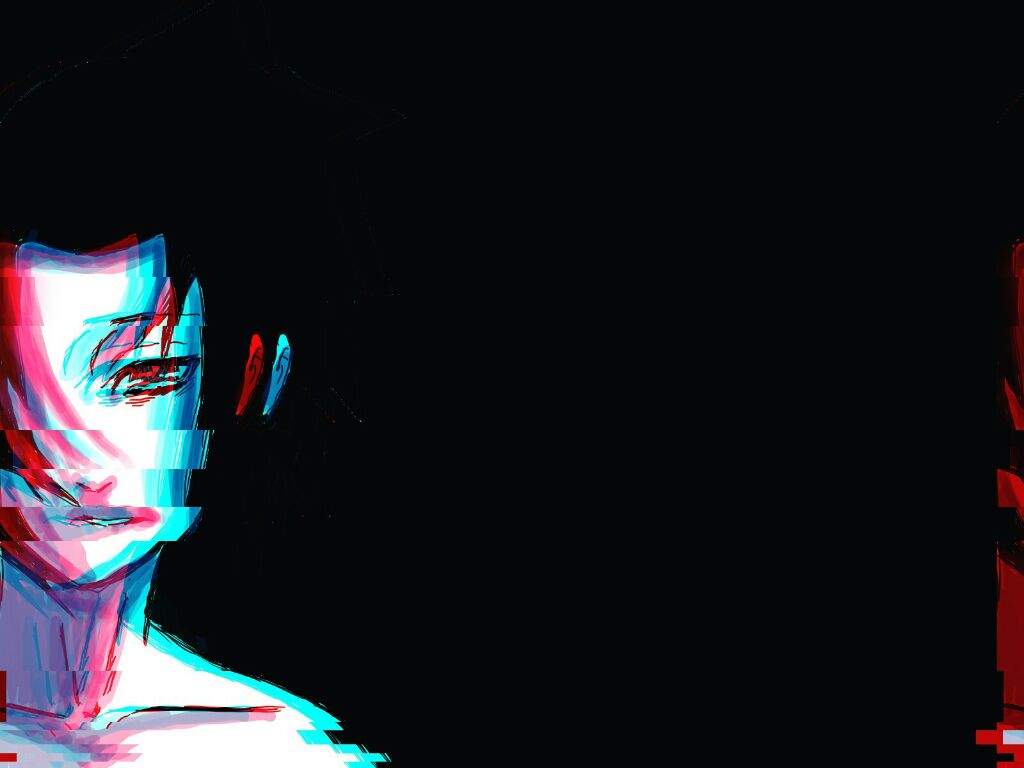 Anime Glitch Art Wallpapers